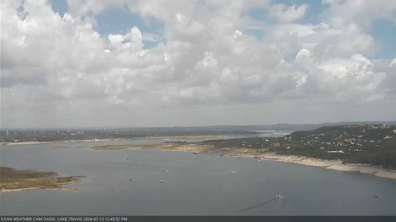 Lake Travis webcam, July 13, 2024 12:45 PM CT