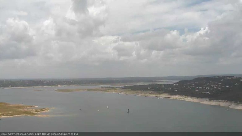Lake Travis webcam, July 13, 2024 1:25 PM CT
