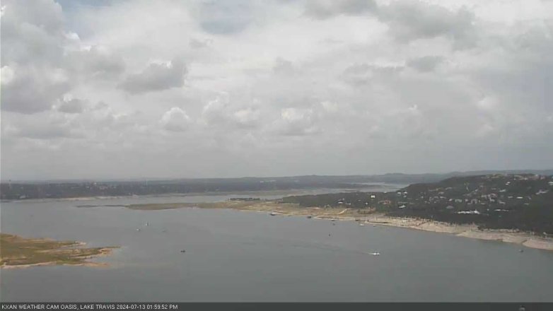 Lake Travis webcam, July 13, 2024 2:00 PM CT