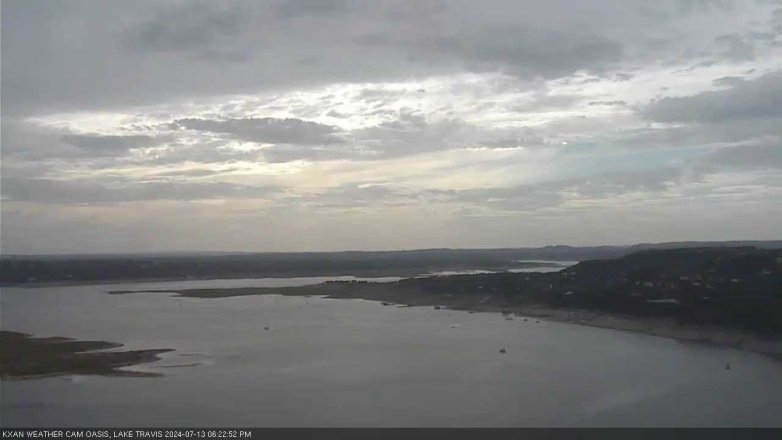 Lake Travis webcam, July 13, 2024 6:25 PM CT