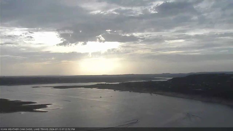 Lake Travis webcam, July 13, 2024 7:25 PM CT