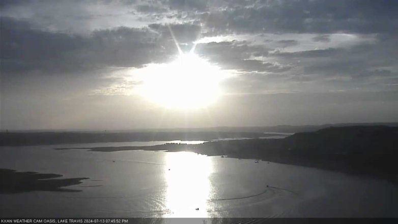 Lake Travis webcam, July 13, 2024 7:45 PM CT
