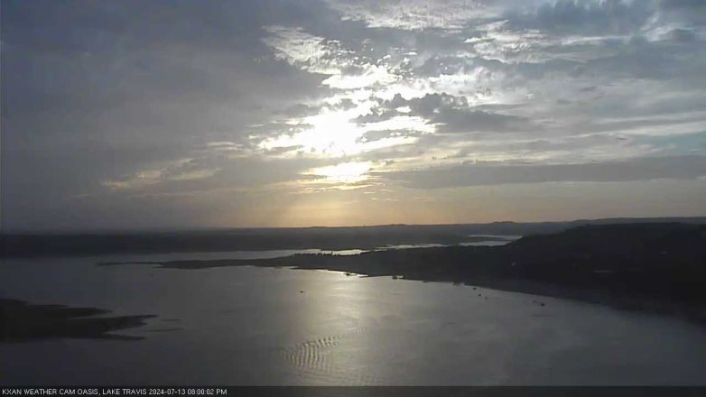 Lake Travis webcam, July 13, 2024 8:00 PM CT