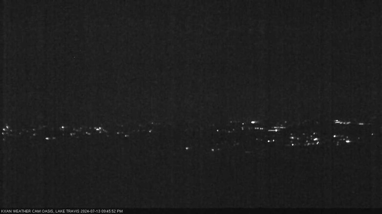 Lake Travis webcam, July 13, 2024 9:45 PM CT