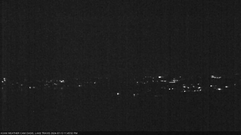 Lake Travis webcam, July 13, 2024 11:45 PM CT