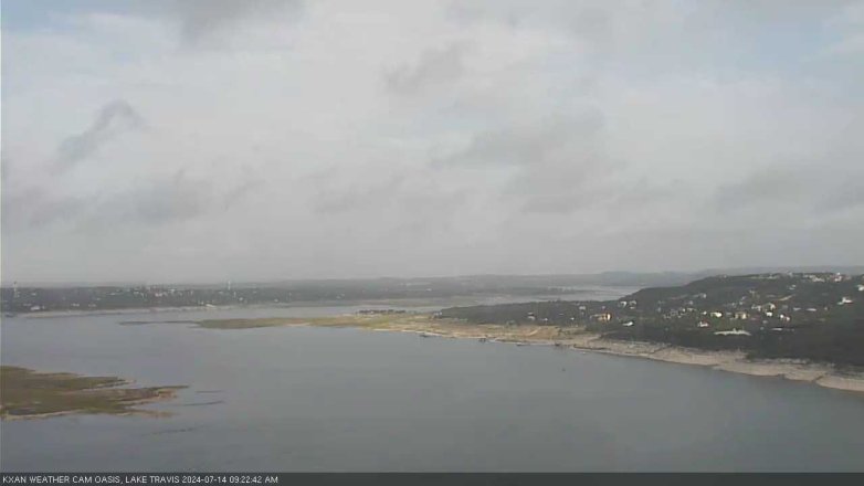 Lake Travis webcam, July 14, 2024 9:25 AM CT