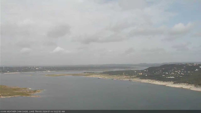 Lake Travis webcam, July 14, 2024 10:25 AM CT