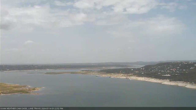 Lake Travis webcam, July 14, 2024 1:25 PM CT