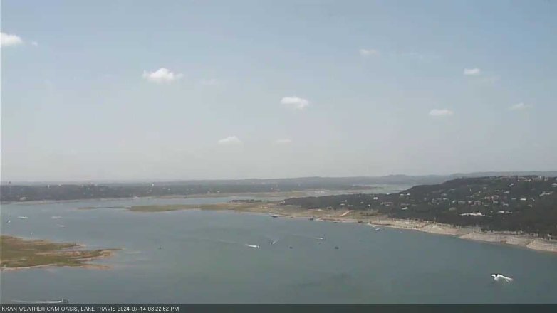 Lake Travis webcam, July 14, 2024 3:25 PM CT