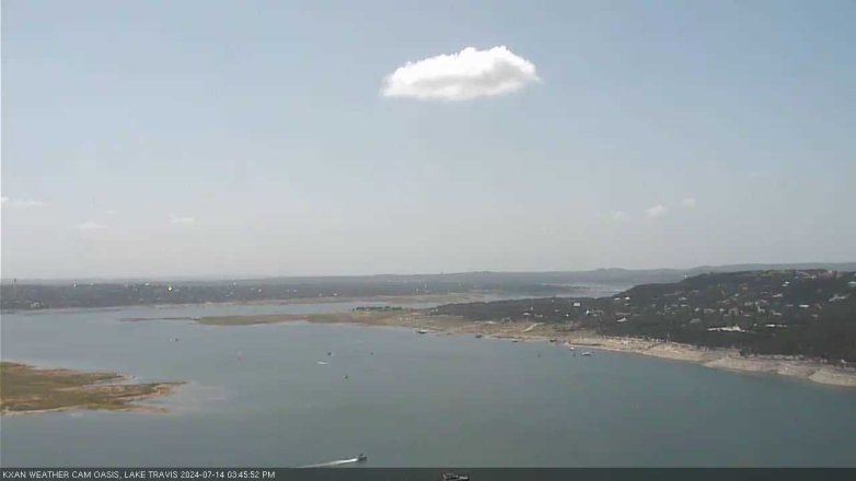 Lake Travis webcam, July 14, 2024 3:45 PM CT