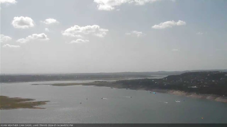Lake Travis webcam, July 14, 2024 4:45 PM CT