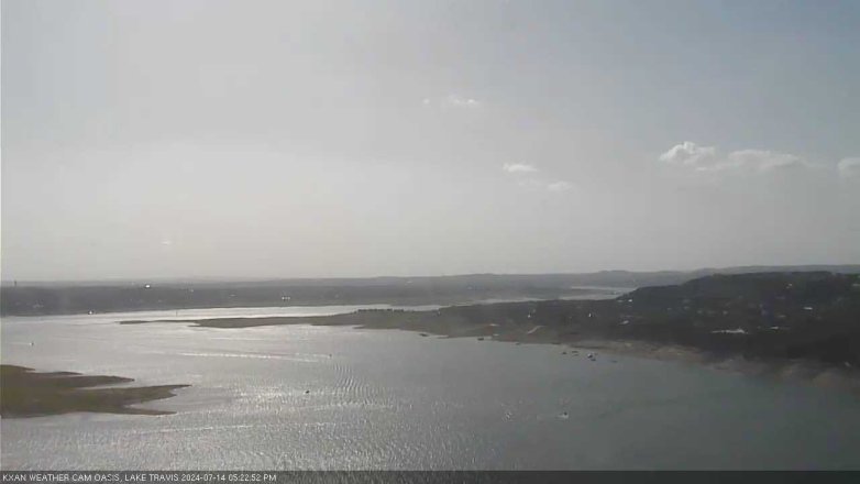 Lake Travis webcam, July 14, 2024 5:25 PM CT