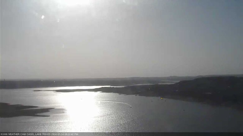 Lake Travis webcam, July 14, 2024 6:25 PM CT