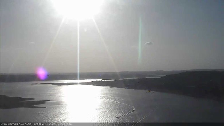 Lake Travis webcam, July 14, 2024 6:45 PM CT