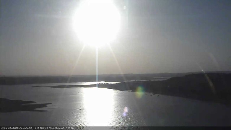 Lake Travis webcam, July 14, 2024 7:25 PM CT