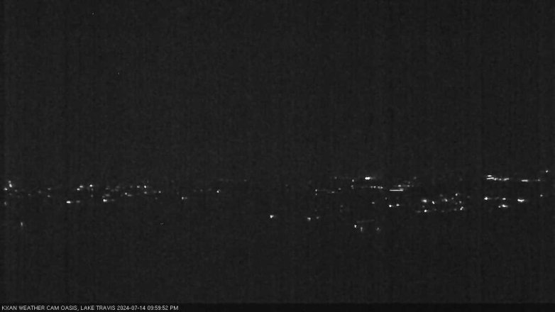 Lake Travis webcam, July 14, 2024 10:00 PM CT