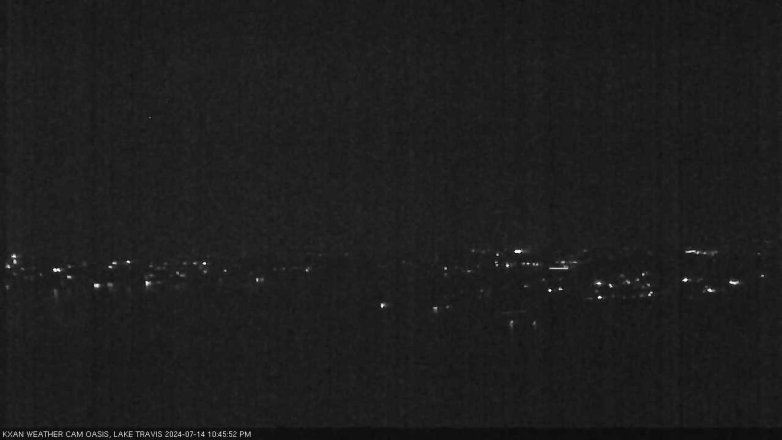 Lake Travis webcam, July 14, 2024 10:45 PM CT