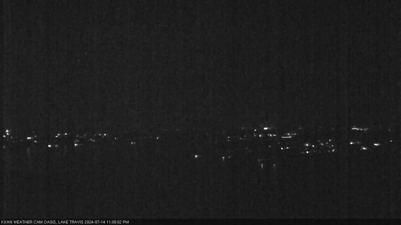 Lake Travis webcam, July 14, 2024 11:00 PM CT