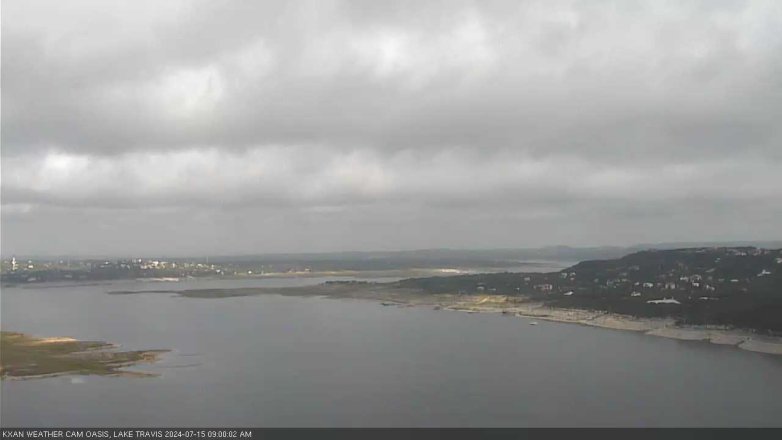 Lake Travis webcam, July 15, 2024 9:00 AM CT