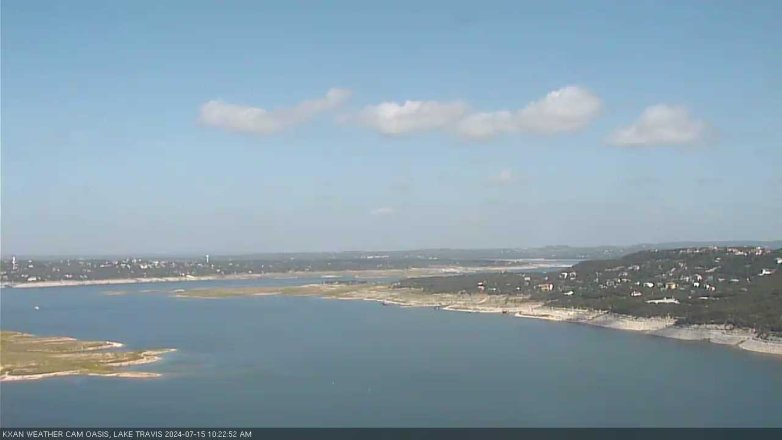 Lake Travis webcam, July 15, 2024 10:25 AM CT