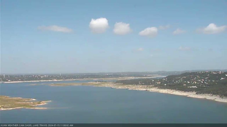 Lake Travis webcam, July 15, 2024 11:00 AM CT