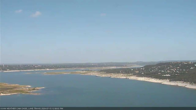 Lake Travis webcam, July 15, 2024 12:00 PM CT