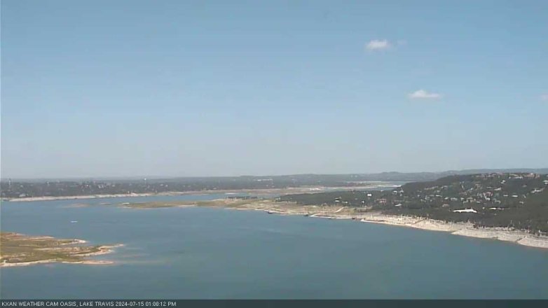Lake Travis webcam, July 15, 2024 1:00 PM CT
