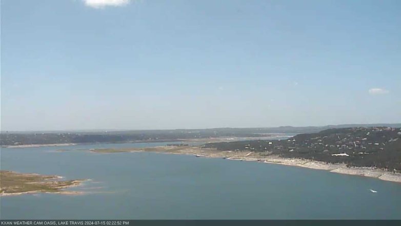 Lake Travis webcam, July 15, 2024 2:25 PM CT