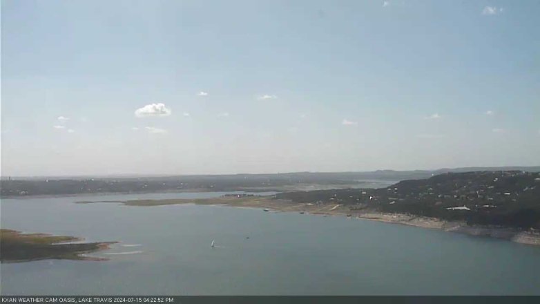 Lake Travis webcam, July 15, 2024 4:25 PM CT