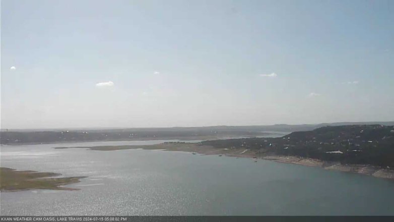 Lake Travis webcam, July 15, 2024 5:00 PM CT