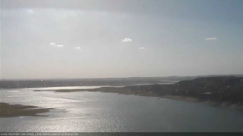 Lake Travis webcam, July 15, 2024 5:45 PM CT