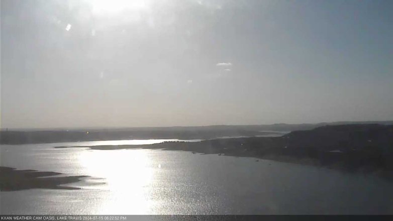 Lake Travis webcam, July 15, 2024 6:25 PM CT