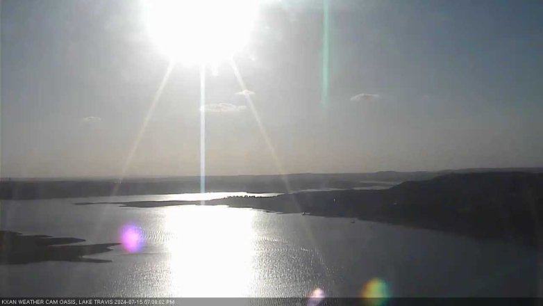 Lake Travis webcam, July 15, 2024 7:00 PM CT