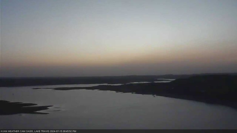 Lake Travis webcam, July 15, 2024 8:45 PM CT