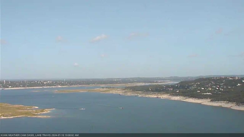 Lake Travis webcam, July 16, 2024 10:00 AM CT