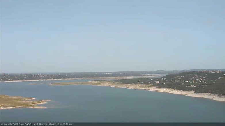 Lake Travis webcam, July 16, 2024 11:25 AM CT