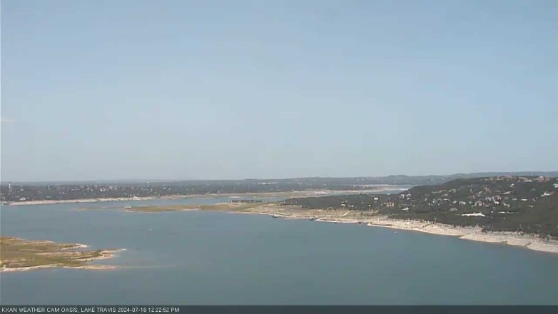 Lake Travis webcam, July 16, 2024 12:25 PM CT