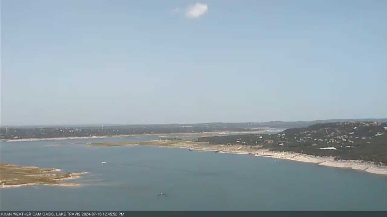 Lake Travis webcam, July 16, 2024 12:45 PM CT
