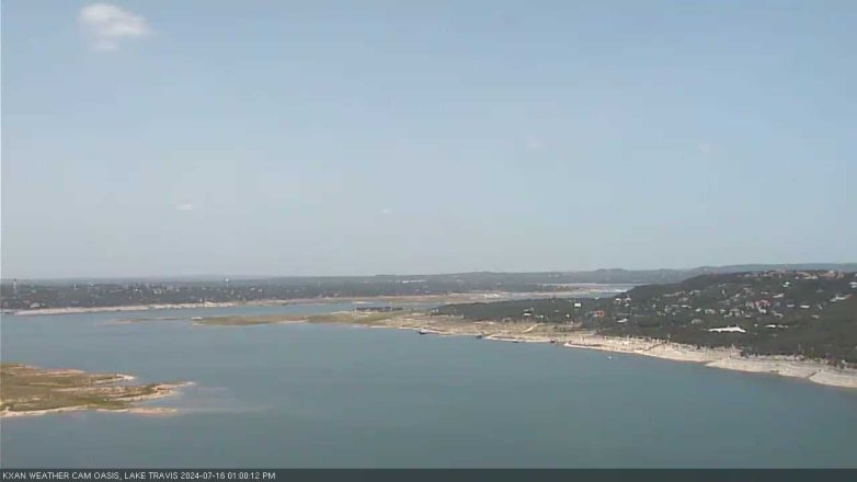 Lake Travis webcam, July 16, 2024 1:00 PM CT