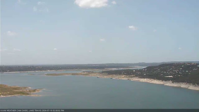 Lake Travis webcam, July 16, 2024 2:00 PM CT