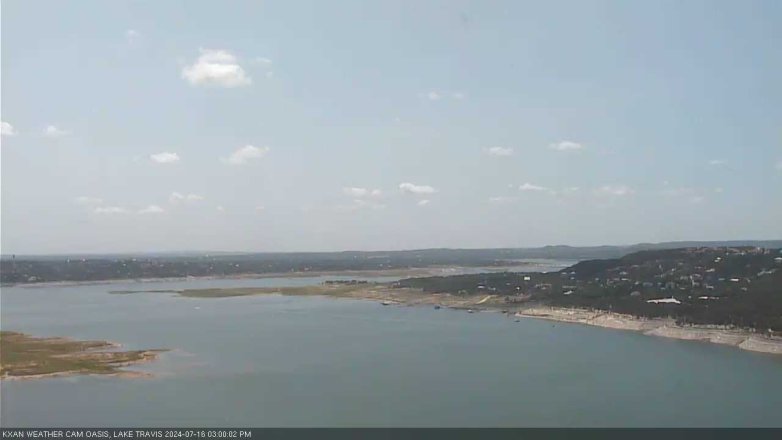 Lake Travis webcam, July 16, 2024 3:00 PM CT