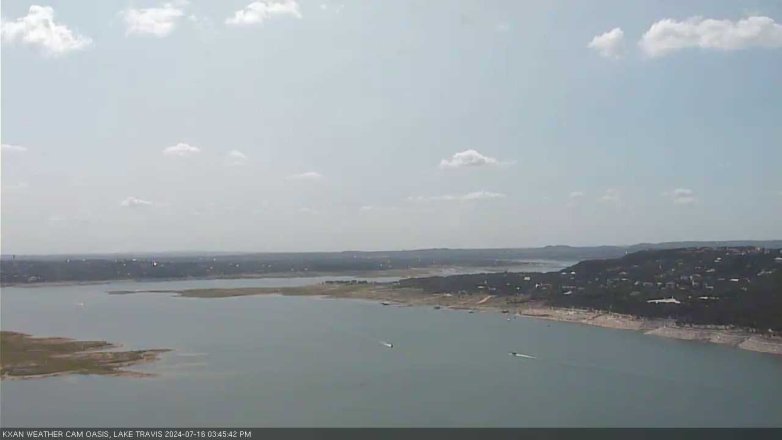 Lake Travis webcam, July 16, 2024 3:45 PM CT