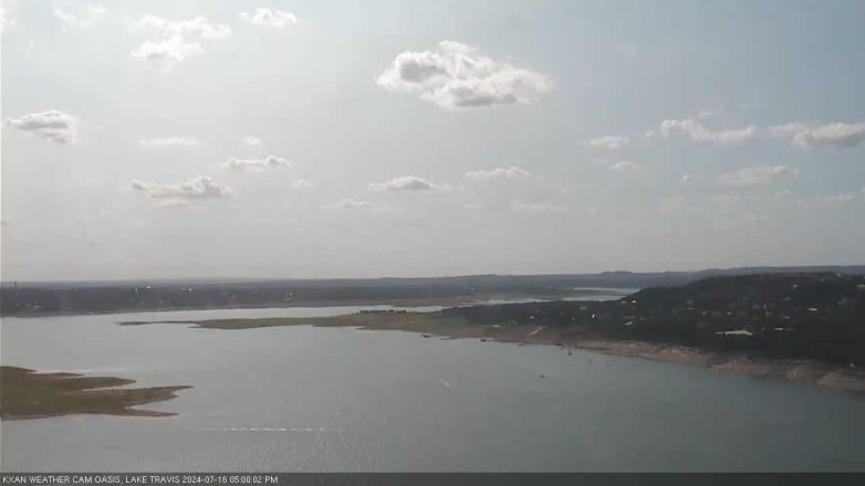 Lake Travis webcam, July 16, 2024 5:00 PM CT