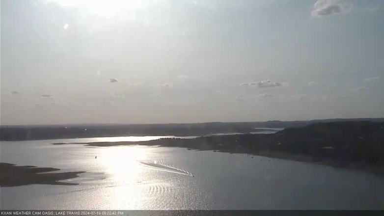 Lake Travis webcam, July 16, 2024 6:25 PM CT