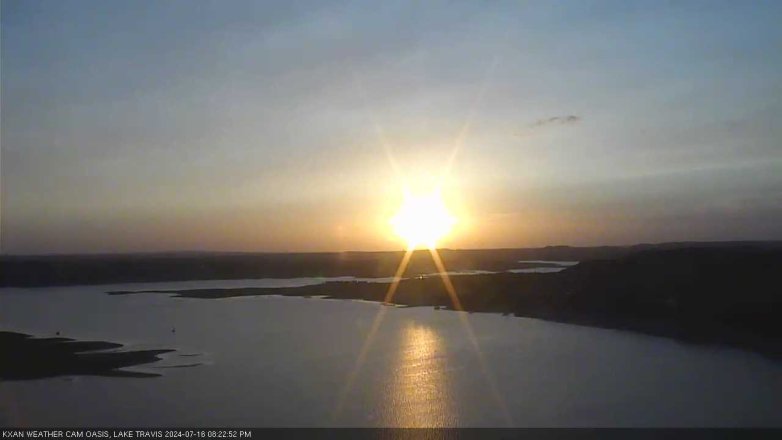 Lake Travis webcam, July 16, 2024 8:25 PM CT
