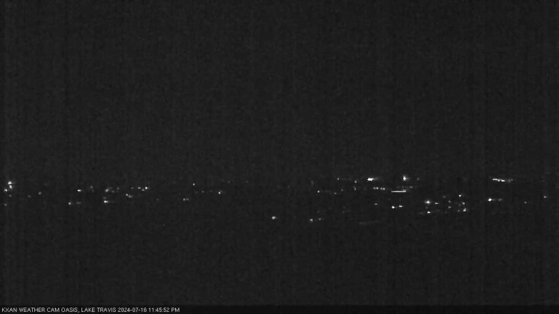 Lake Travis webcam, July 16, 2024 11:45 PM CT