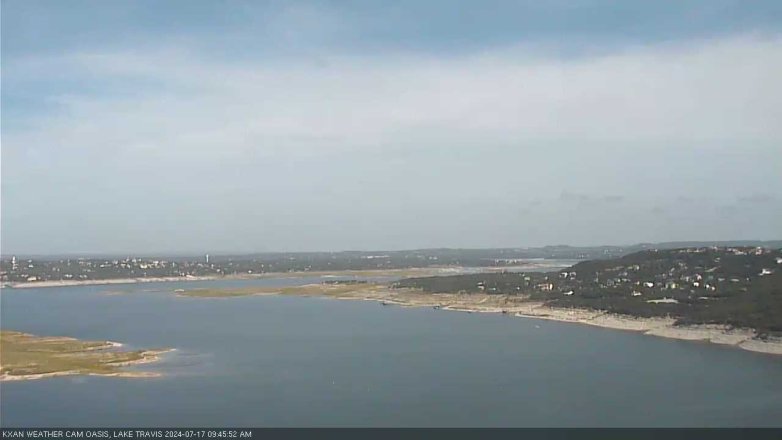 Lake Travis webcam, July 17, 2024 9:45 AM CT