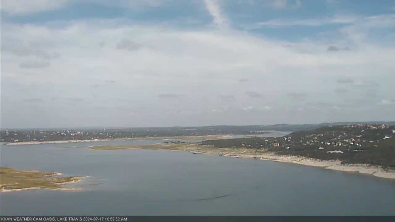 Lake Travis webcam, July 17, 2024 11:00 AM CT