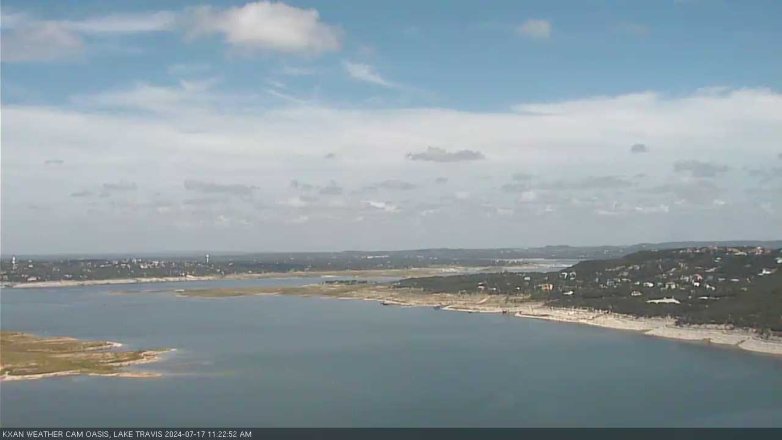 Lake Travis webcam, July 17, 2024 11:25 AM CT