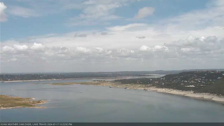 Lake Travis webcam, July 17, 2024 12:25 PM CT
